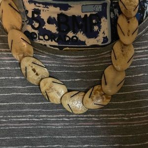 Australian bone bead necklace